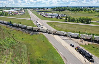 Photo: Hwy 29  and Hwy 55 intersection.